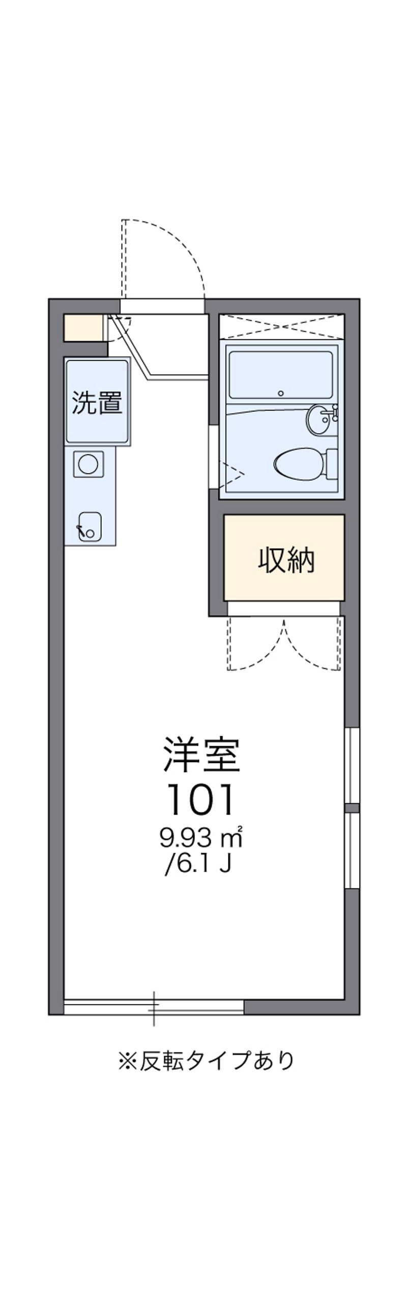 レオパレスダ・カーポ 間取図