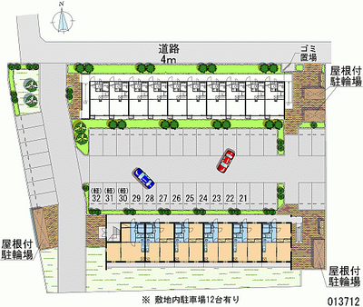 13712 Monthly parking lot