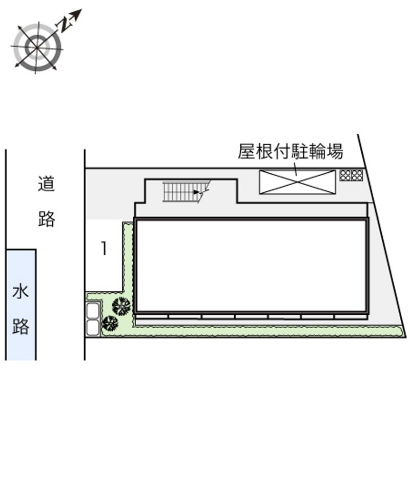 レオパレス那波大浜 配置図