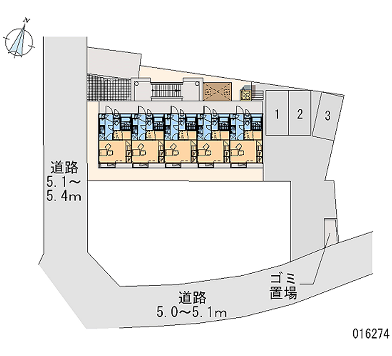 レオパレスボヌール 月極駐車場