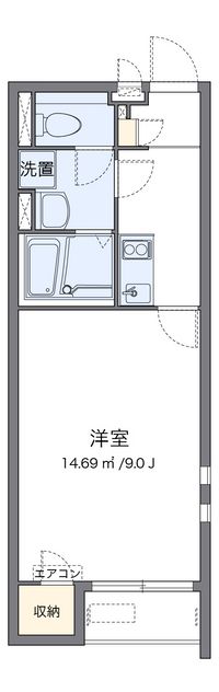 クレイノクローバーハイツⅡ 間取り図
