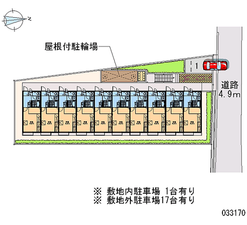 33170 Monthly parking lot