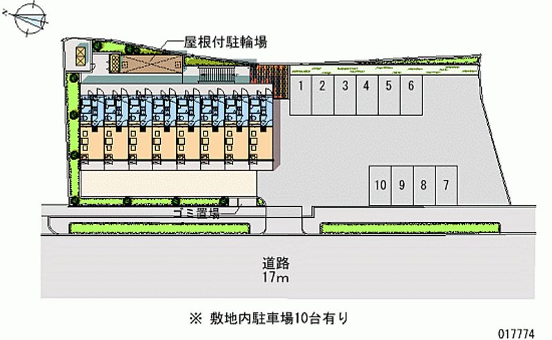 レオパレスＳＫＹ　ＣＯＵＲＴ 月極駐車場