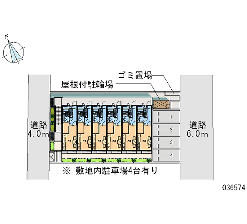 レオパレス古茂 月極駐車場