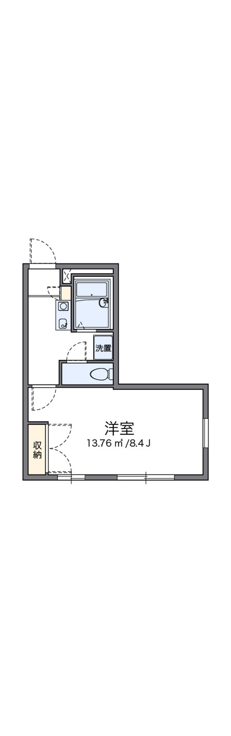 レオパレスイケダ 間取り