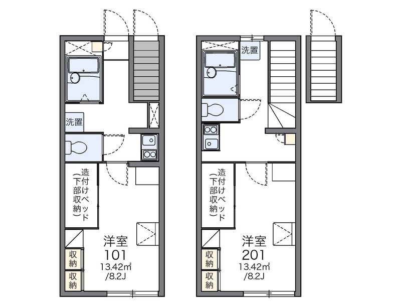 レオパレスカナルＣ 間取図