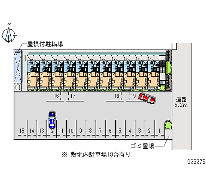 25275 Monthly parking lot