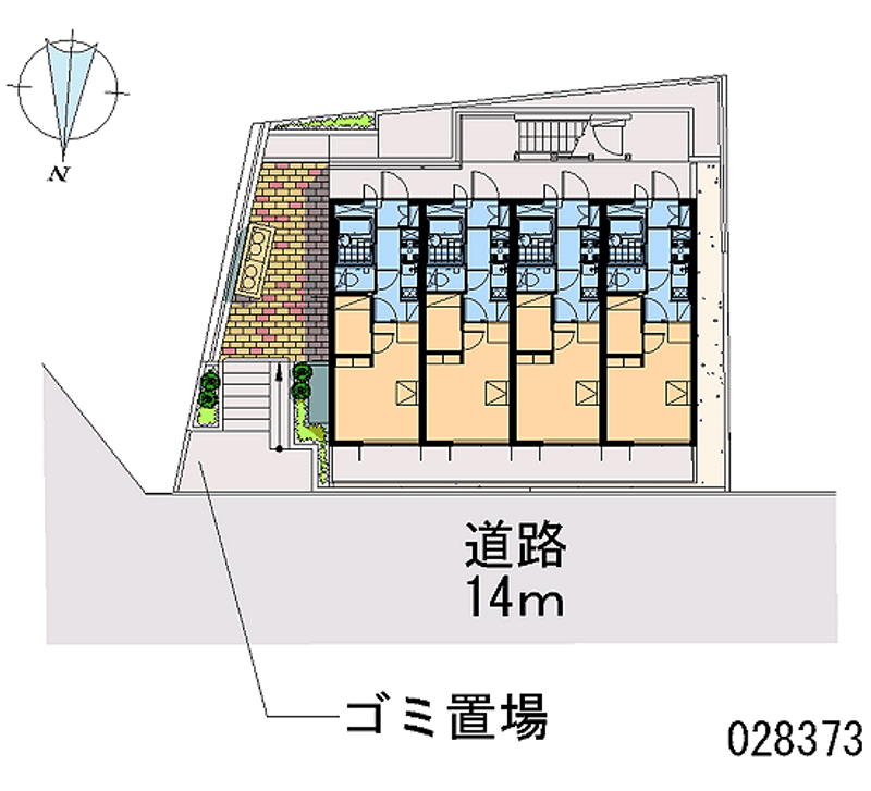 レオパレス宮前平 区画図