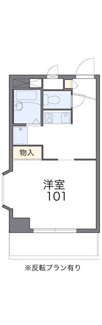 レオパレスエムズ・ベイコート 間取り図