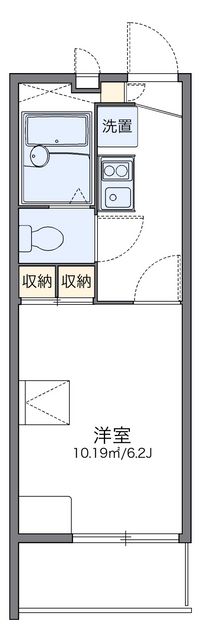 レオパレスウィンドワード 間取り図