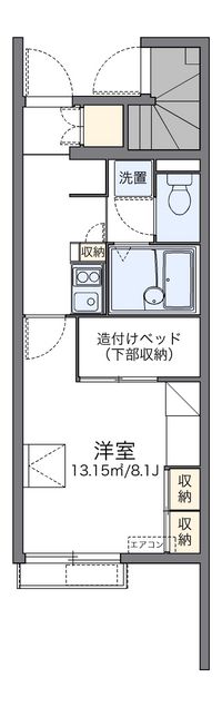 レオパレスＳｔａｇｅ　Ａ　Ⅱ 間取り図