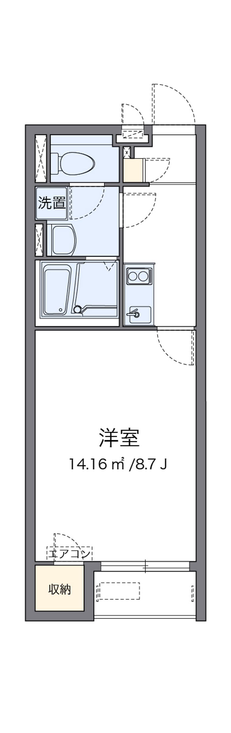 レオネクストキャトルセゾン 間取図
