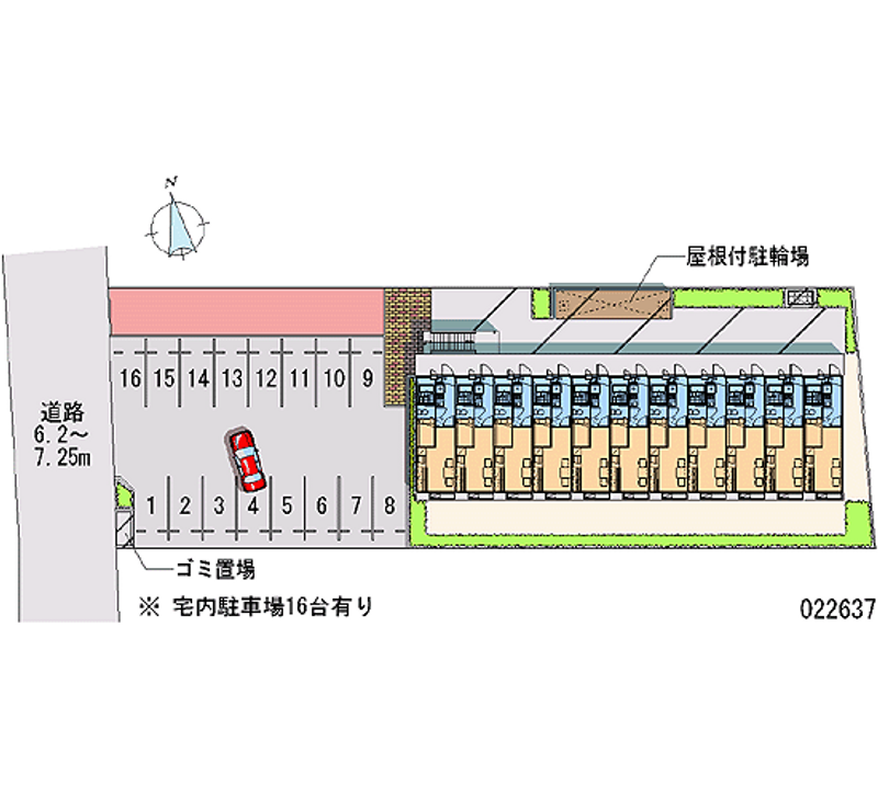 22637 Monthly parking lot