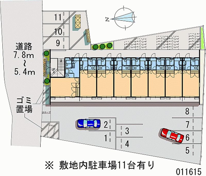 11615 Monthly parking lot