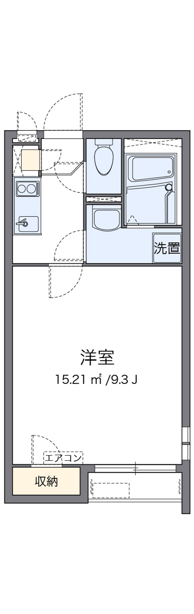 クレイノファースト東原 間取図