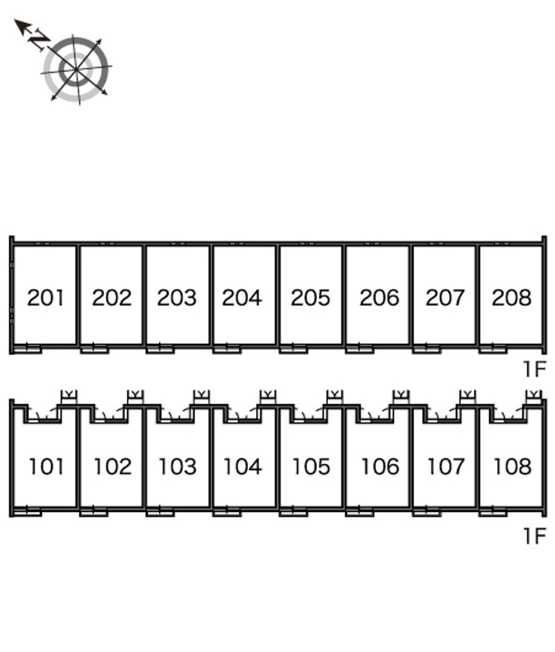 レオネクストかのんＢ 間取り配置図
