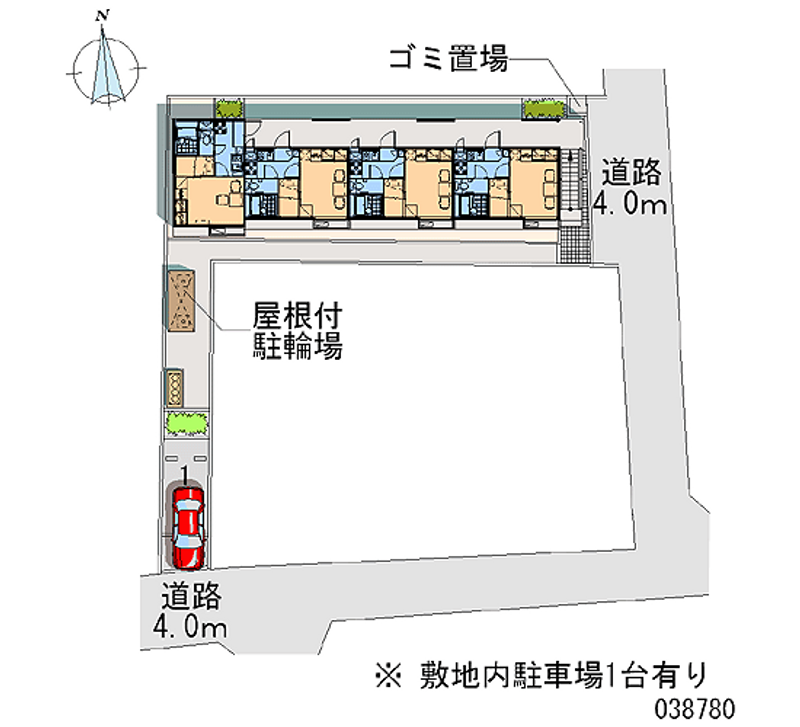 レオパレスプロスペラーレ 月極駐車場