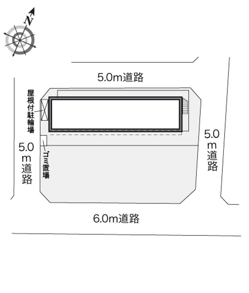 レオパレスエクレール 配置図