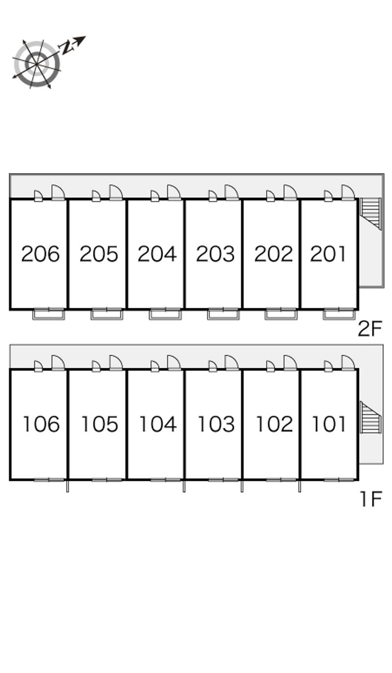 レオパレスＥＳＴ 間取配置図