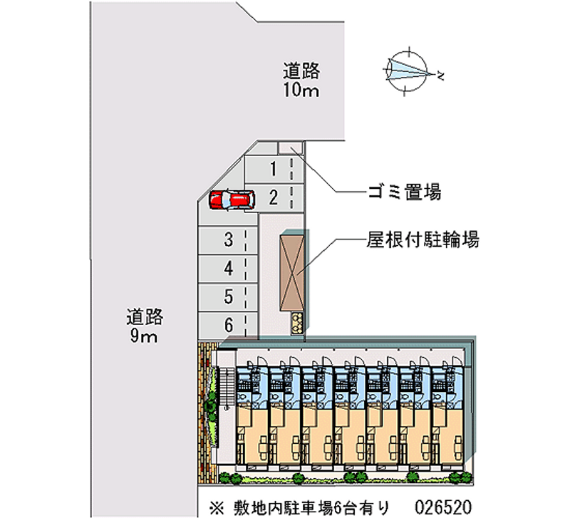 26520 bãi đậu xe hàng tháng