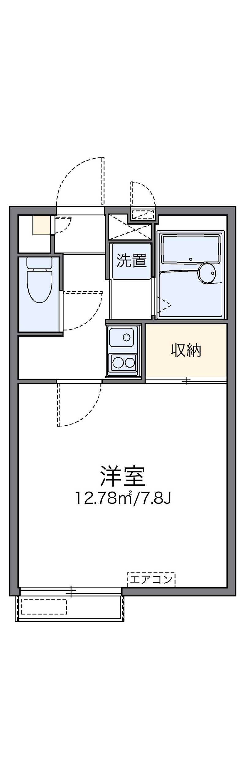 レオパレス天満 間取り