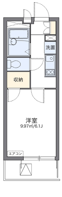 レオパレスリバービレッジ 間取り図