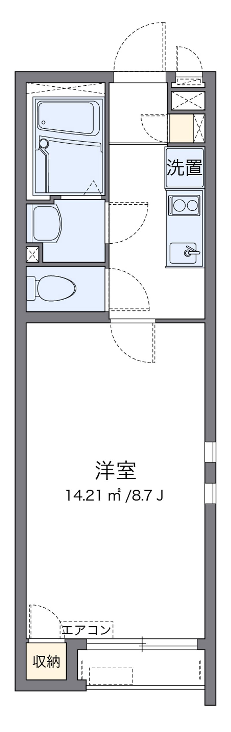 クレイノバンブスヴァルトハイム 間取図