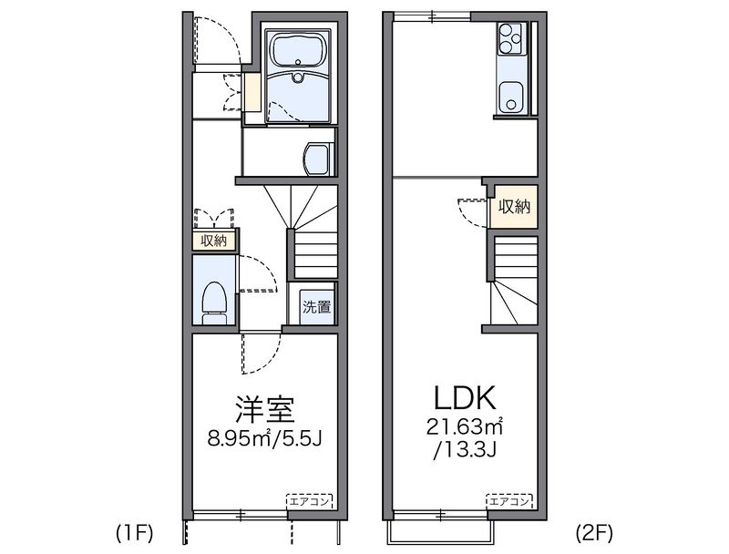 レオネクスト住吉Ａ 間取図