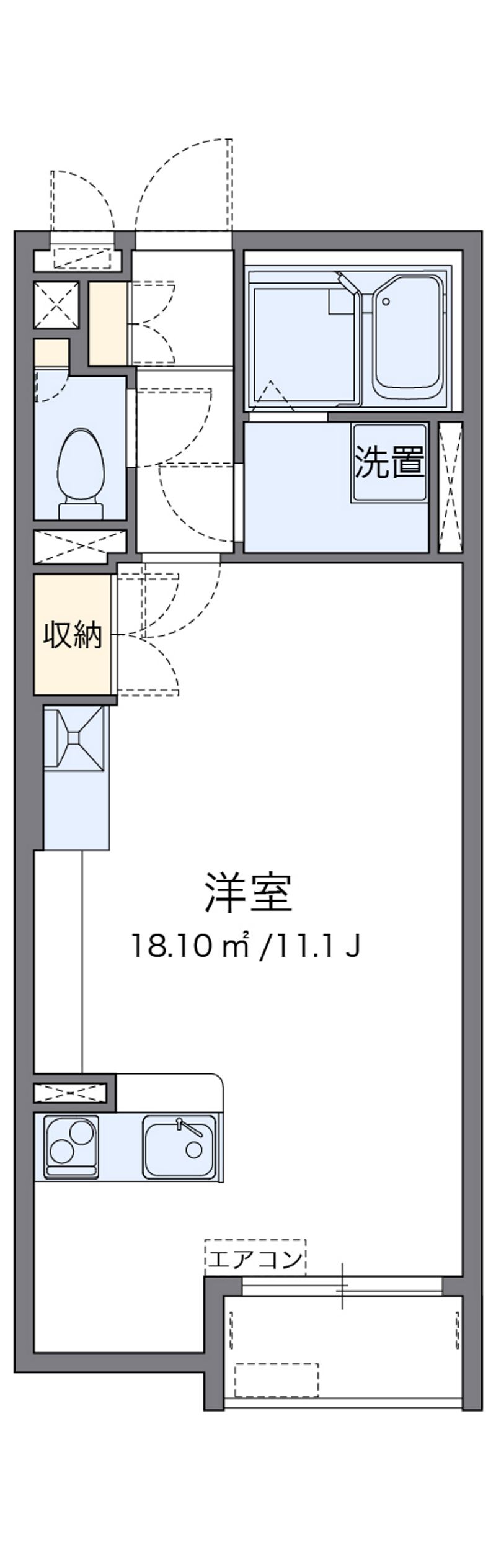 ミランダ唯 間取図