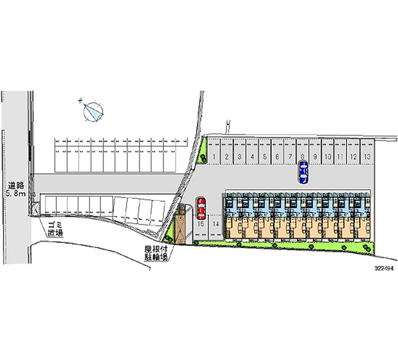 22494 Monthly parking lot