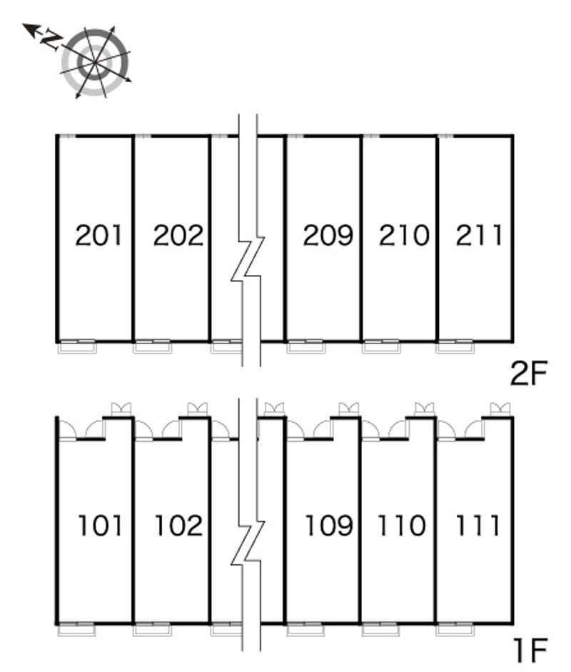 レオパレスＫｅｎ 間取配置図