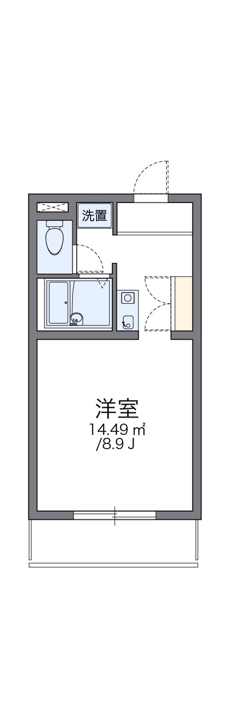 レオパレスエースⅡ 間取図