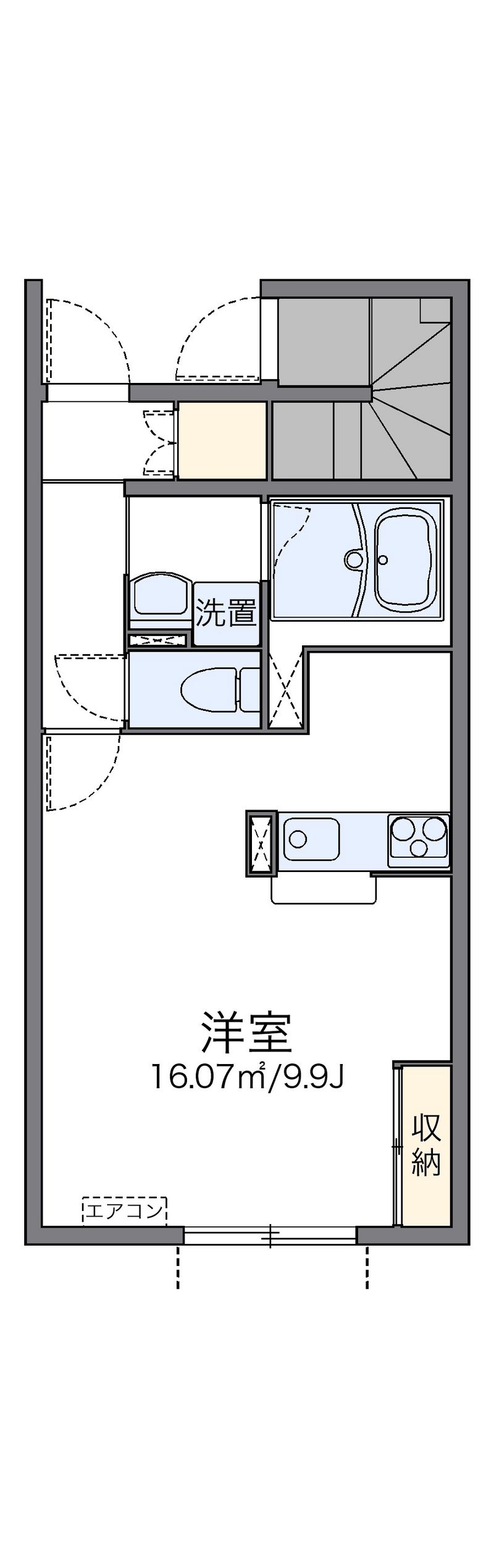 レオネクストオーサムⅢ 間取図