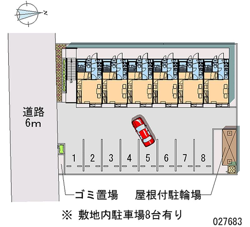 レオパレスエスポワール 月極駐車場