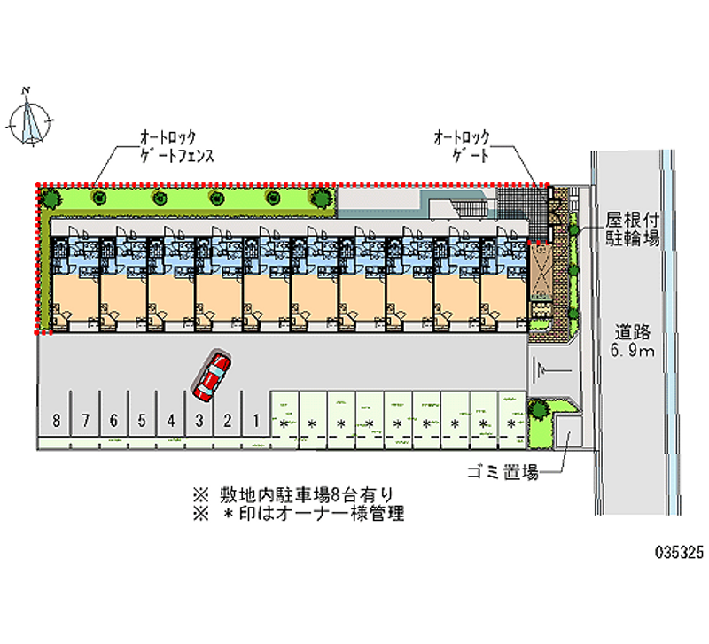 35325 Monthly parking lot