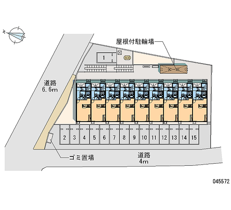 45572 Monthly parking lot