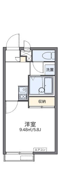 レオパレスＳＥＩＺＡＮⅡ 間取り図