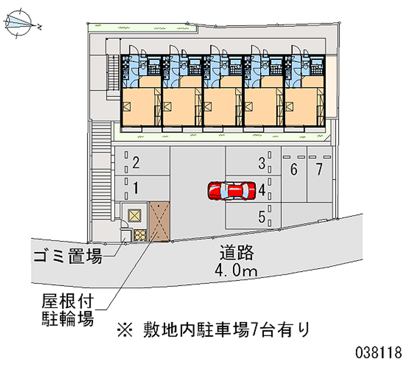 レオパレス自由が丘本町 月極駐車場