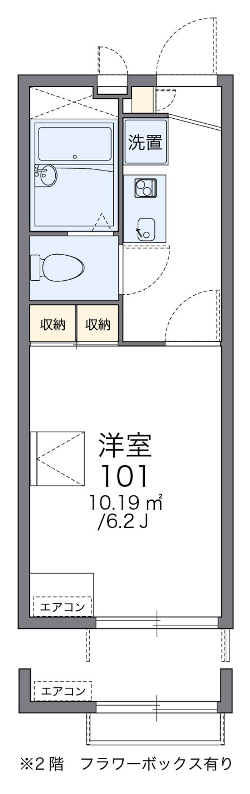 レオパレスＫＥＩ５ 間取図