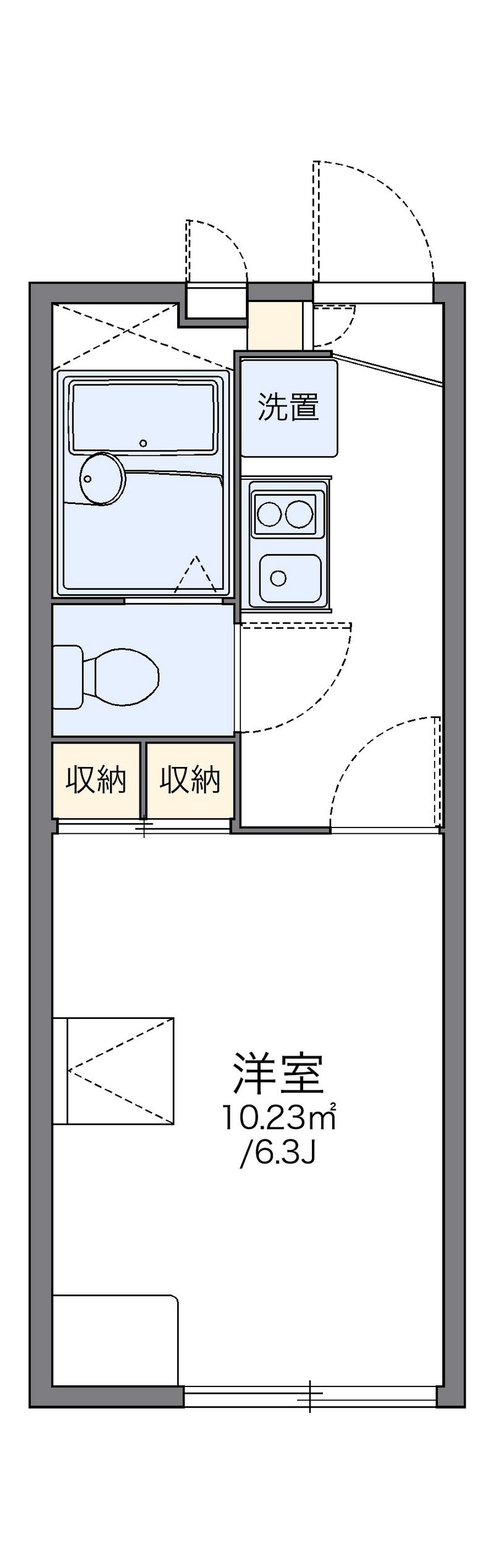 leopalace Cottage Omori Benten Floor plan
