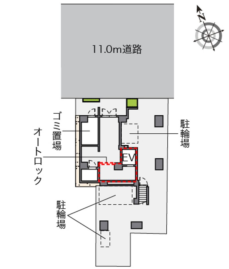 ＬＯＶＩＥ銀座東 配置図