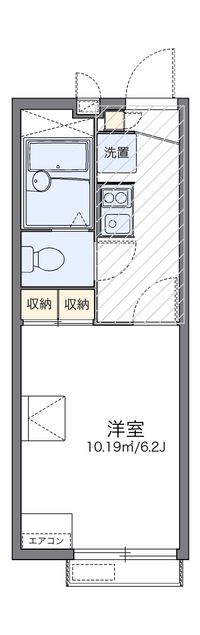 レオパレスイーストⅡ 間取り図