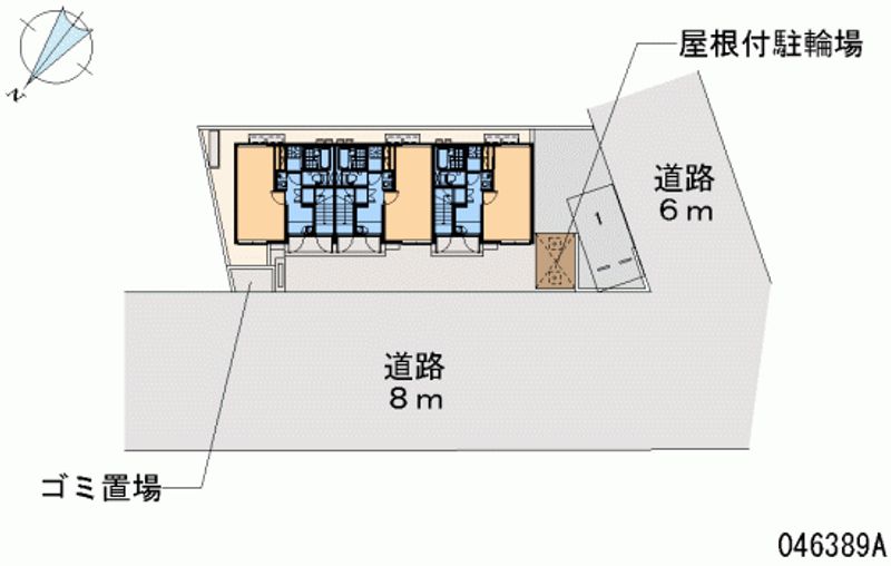 レオネクストセラン髙石Ⅲ 区画図