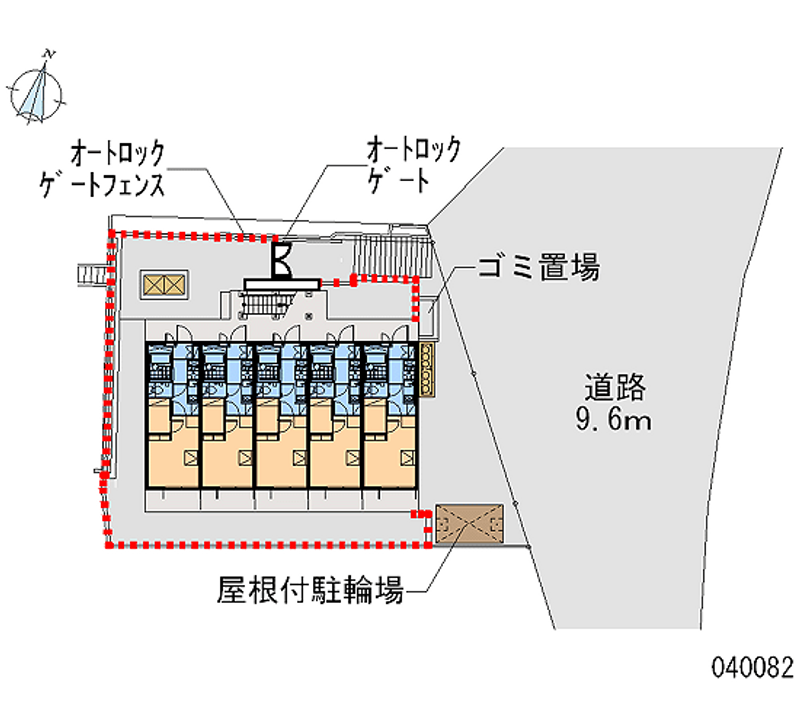 レオパレススカイステージ稲毛 区画図