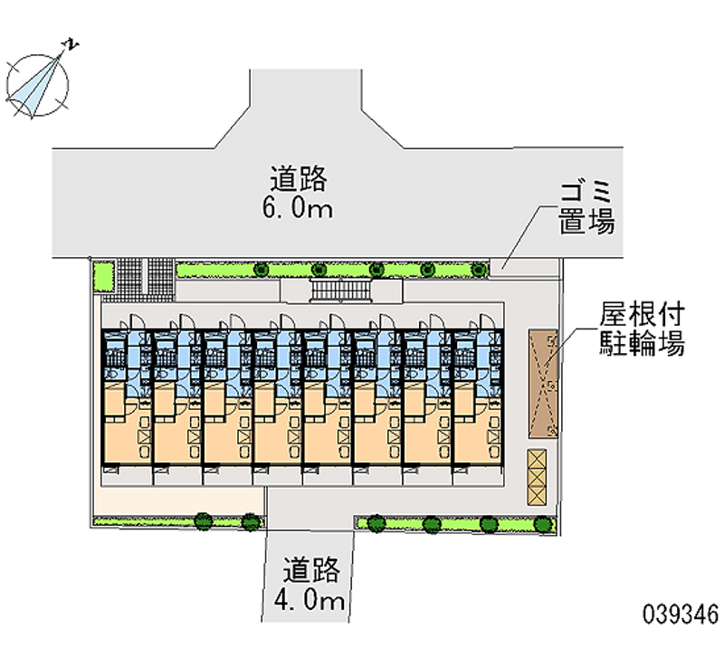 レオパレスＫ８１０３ 区画図