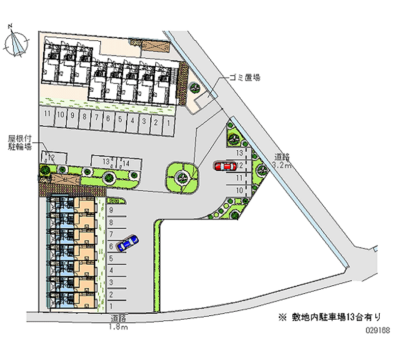 29168月租停車場