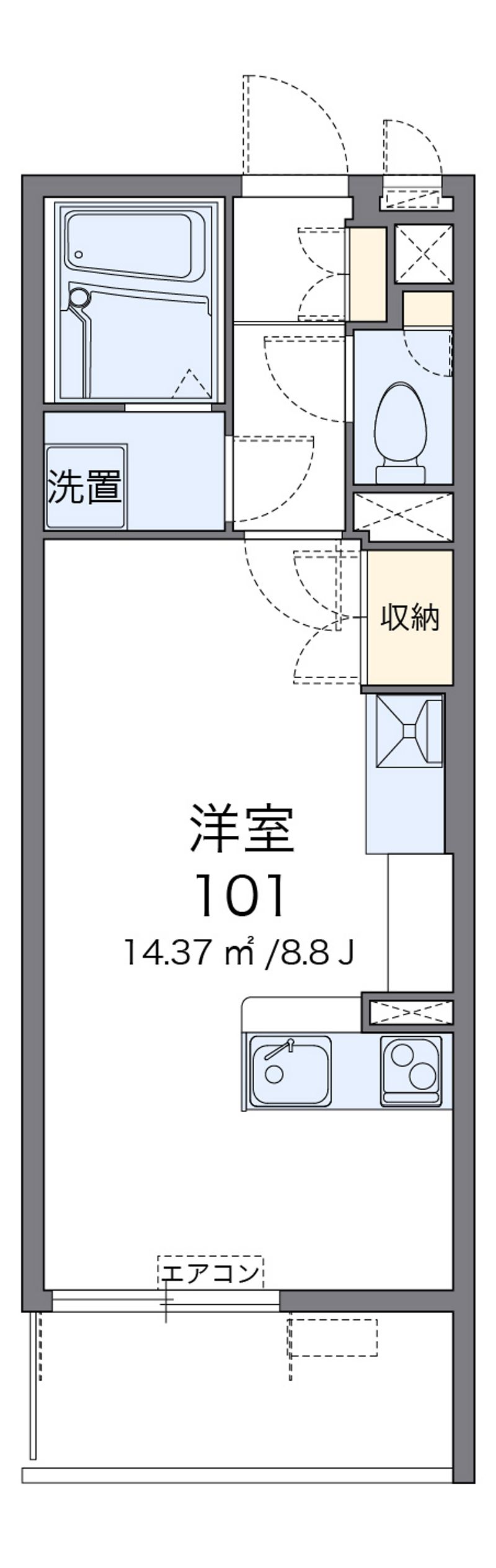 ミランダＦａｍｉｌｙ宮里 間取図