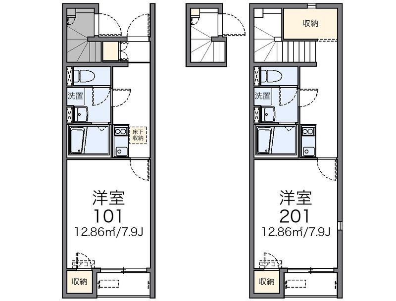 レオネクストミズキ 間取図
