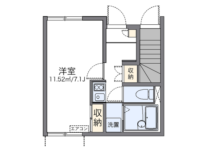 レオネクストＮＡＮＡ 間取図