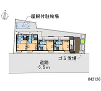レオパレスプラスパー　Ｍ 区画図